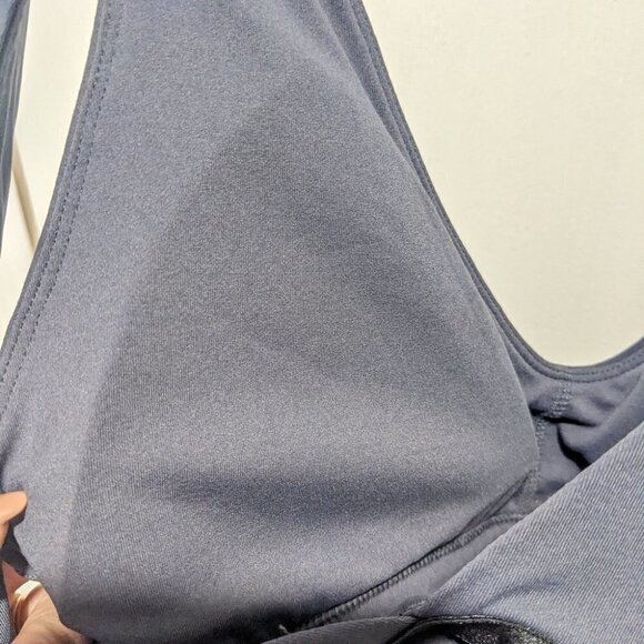 Demi Lovato x Fabletics | Valetta Midi Sports Bra in Pewter - Picture 7 of 8